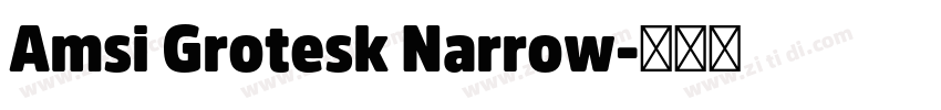 Amsi Grotesk Narrow字体转换 Amsi Grotesk Narrow字体转换
